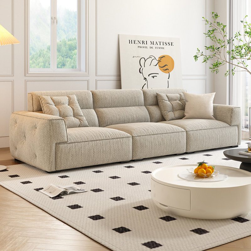 Walkoly Modern Minimalist Living Room Sofa | Wayfair